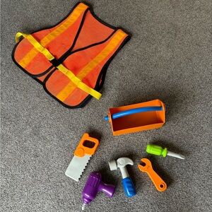 Kids Construction Worker Dress Up Halloween Costume